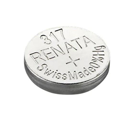 Батарейка для часов Renata R 317 (SR 516 SW, 1.55V, 10mAh, 5.8x1.6mm) 4335 1