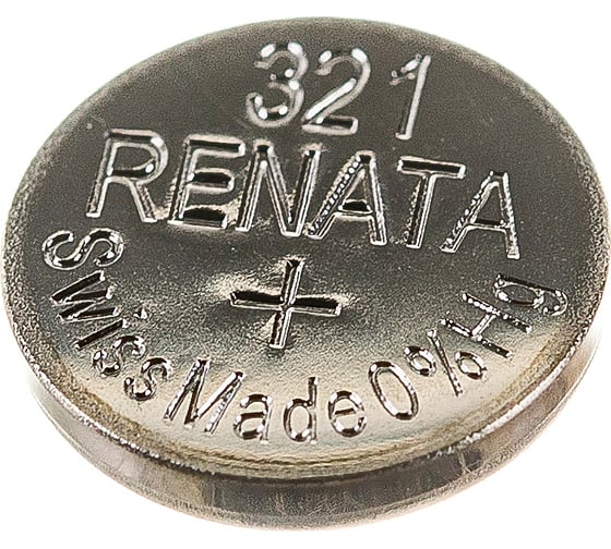 Батарейка для часов Renata R 321 (SR 616 SW, 1.55V, 13mAh, 6.8x1.6mm) 4337 1