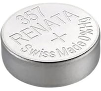 Батарейка для часов Renata R 357 (SR 44 W, 1.55V, 190mAh, 11.6x5.4mm) 4345