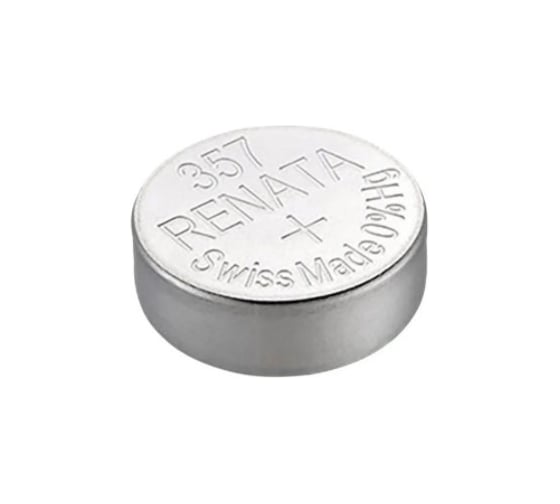 Батарейка для часов Renata R 357 (SR 44 W, 1.55V, 190mAh, 11.6x5.4mm) 4345 1