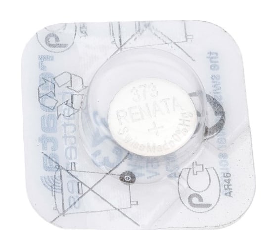 Батарейка для часов Renata R 373 (SR 916 SW, 1.55V, 29mAh, 9.5x1.6mm) 4353