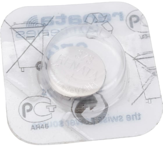 Батарейка для часов Renata R 373 (SR 916 SW, 1.55V, 29mAh, 9.5x1.6mm) 4353