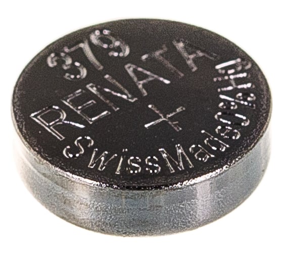 Батарейка для часов Renata R 379 (SR 521 SW, 1.55V, 16mAh, 5.8x2.1mm) 4356