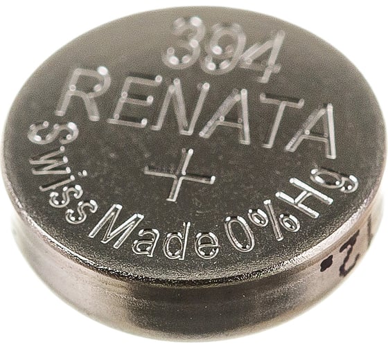 Батарейка для часов Renata R 394 (SR 936 SW, 1.55V, 84mAh, 9.5x3.6mm) 4366 1