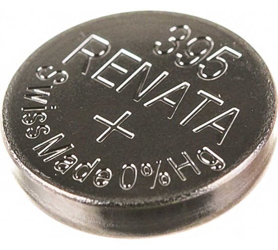 Батарейка для часов Renata R 395 (SR 927 SW, 1.55V, 57mAh, 9.5x2.6mm) 4367