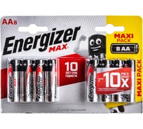 Батарейка ENERGIZER MAX LR6/E91/AA BL8 7638900410242