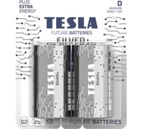 Батарейки Tesla D SILVER+ 2 штуки 8594183392387