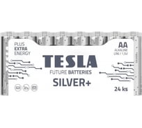 Батарейки Tesla AA SILVER+ 24 штуки 8594183392325