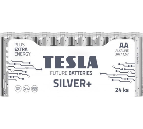 Батарейки Tesla AA SILVER+ 24 штуки 8594183392325 1