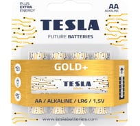 Батарейки Tesla AA GOLD+ 4 штуки 8594183392257