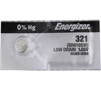 Батарейки Energizer Silver Oxide 321 1 шт/бл 7638900055108