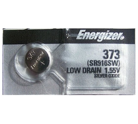 Батарейки Energizer Silver Oxide 373, 1 шт/бл 7638900258802