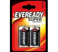 Батарейки Energizer EVEREADY HD, C/R14, 2 шт/бл 7638900370829