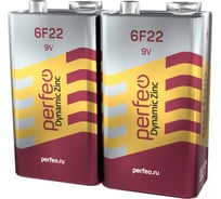 Батарейка Perfeo 6F22/2SH Dynamic Zinc 30018346