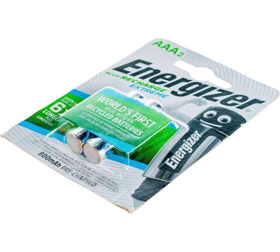 Аккумулятор ENERGIZER Extreme NH12/AAA 800мАч BL2 7638900416862