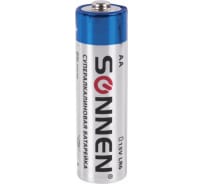 Батарейки SONNEN Super Alkaline, АА LR06, 15А, алкалиновые, 10 штук, в коробке 454231