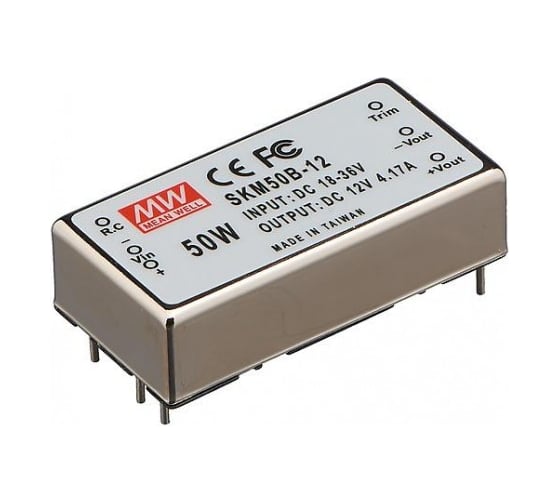 Преобразователь Mean Well, DC/DC SKM50B-12 Т02158158 1