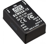 Преобразователь Mean Well, DC/DC SCW03A-12 Т00173335