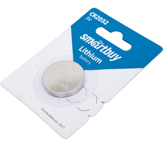 Литиевый элемент питания Smartbuy CR2032 SBBL-2032-1B