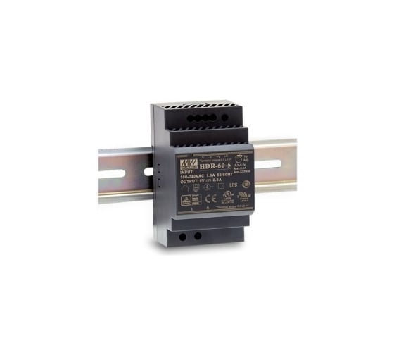 Источник питания Mean Well AC/DC HDR-60-12 54Вт Т02601701 1