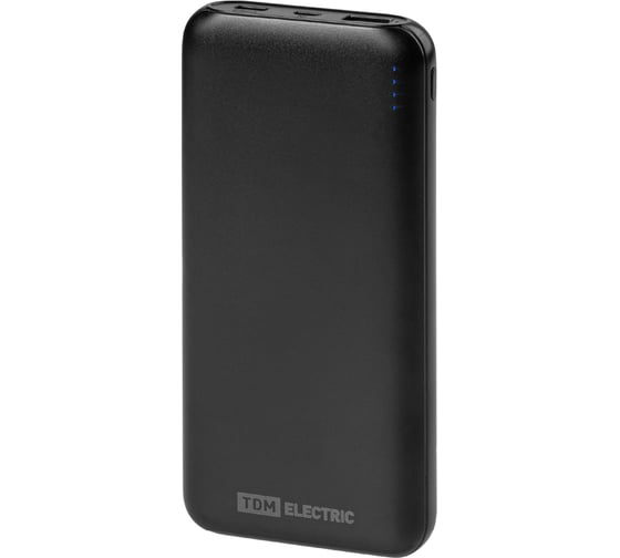 Внешний аккумулятор "Юкон 7" TDM ELECTRIC 10 000 mAh, 3 А, Quick Charge 3.0, Power Delivery, 1 USB, Type-C SQ1703-0007