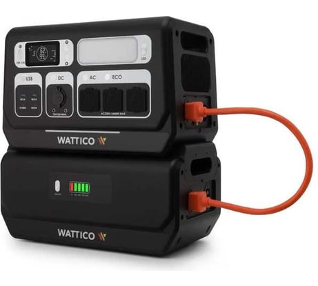 Портативная электростанция, источник бесперебойного питания WATTICO Home 2 кВт / 4 кВтч home_2200_1_battery