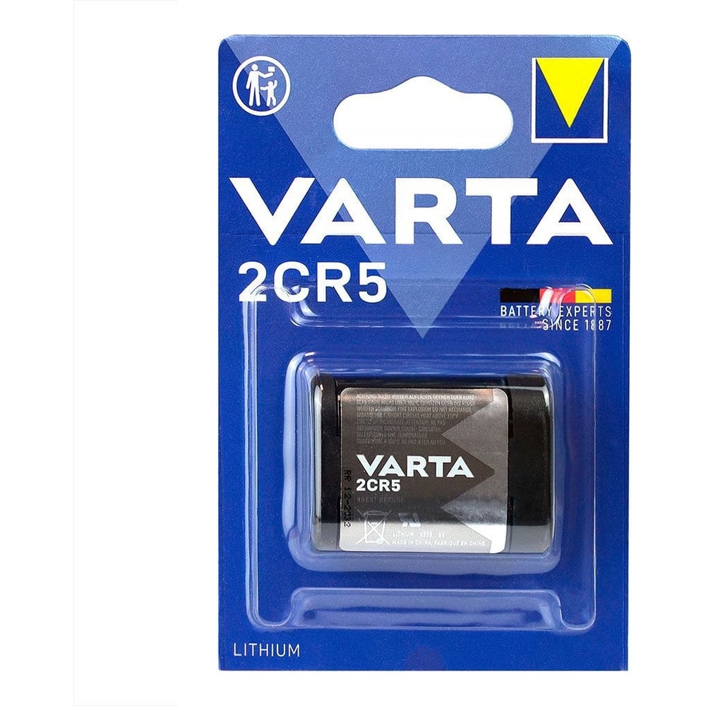 Батарейка Varta 2CR5 BL1 Lithium 6V 06203301401 4008496537204 ...