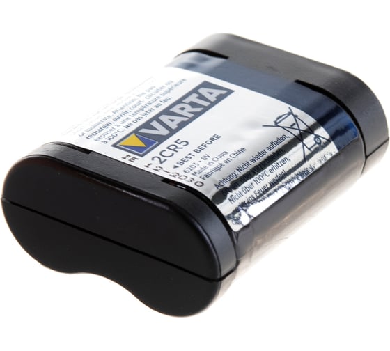 Батарейка Varta 2CR5 BL1 Lithium 6V 06203301401 4008496537204