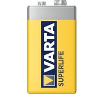 Батарейка VARTA superlife 9v пленка 1 02022101301