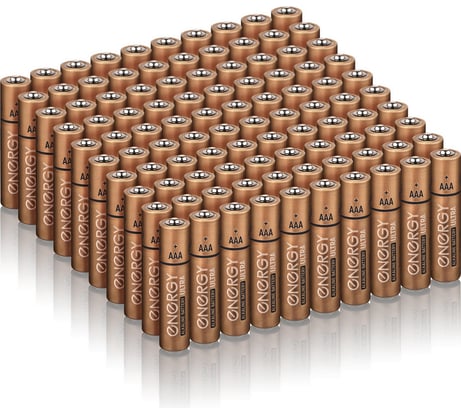 Батарейка алкалиновая ENERGY Ultra LR03/10KS (ААА) 100 штук 108247