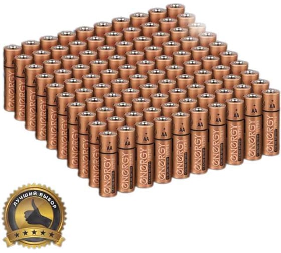 Батарейка алкалиновая ENERGY Ultra LR6/10KS (АА) 100 штук 108249
