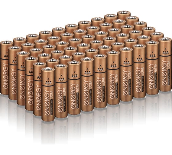 Батарейка алкалиновая ENERGY Ultra LR03/10KS (ААА) 60 штук 108246 1