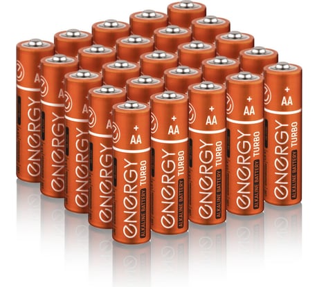 Батарейка алкалиновая ENERGY Turbo LR6/10KS (АА) 20 штук 108240