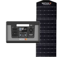 Портативная зарядная станция WATTICO Camp 600 Lite + солнечная панель Ultrasolar 210 camp_600_lite_ultrasolar_210 35239057