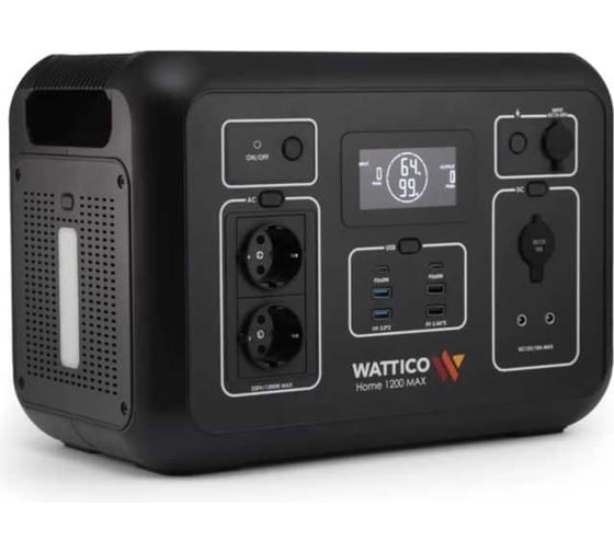 Портативная зарядная станция WATTICO Home 1200 Max + солнечная панель Ultrasolar 330 home_1200_max_ultrasolar_330