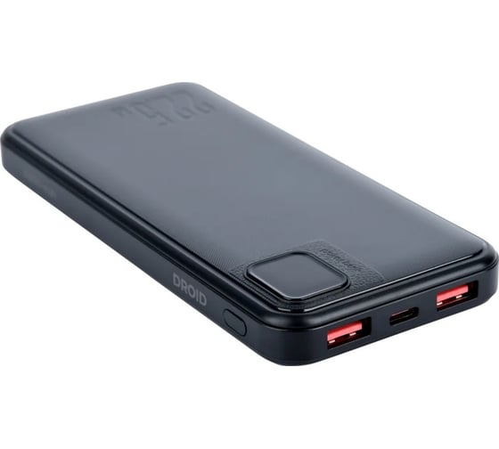 Внешний аккумулятор Perfeo Powerbank DROID 10000 mAh/Black 30022745