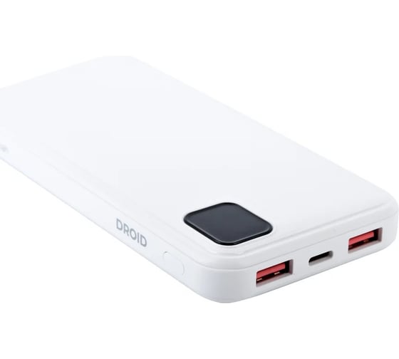 Внешний аккумулятор Perfeo Powerbank DROID 10000 mAh/White 30022744