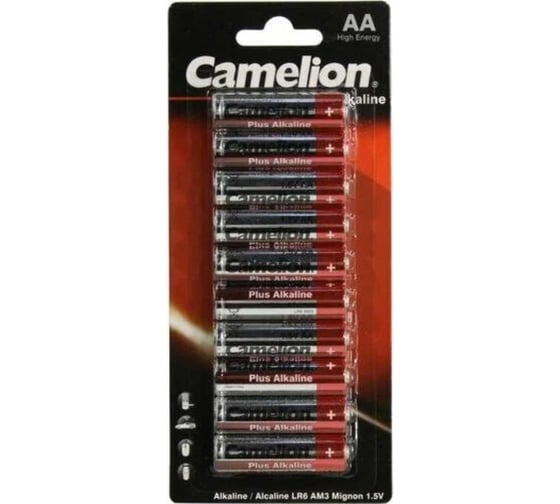 Батарейка Camelion, 1.5В LR6 Plus Alkaline BP1x10P LR6-BP1x10P 14135