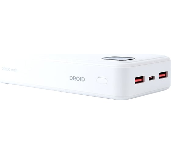Внешний аккумулятор Perfeo Powerbank DROID 20000 mAh/White 30022746
