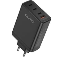 Сетевое зарядное устройство Energy Charger PD 100 Вт, USB-A + 3 USB Type-C, (0100), черный QUMO 49543