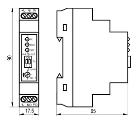 Блок контроля частоты ТЕКО CF1-1-G-E 00-00035643