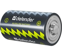 Батарейка DEFENDER алкалиновая LR14-2B С, в блистере 2 шт 56032