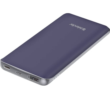 Внешний аккумулятор DEFENDER ExtraLife 8000S 1USB, 8000mAh, 2.1A, 2 входа 83667