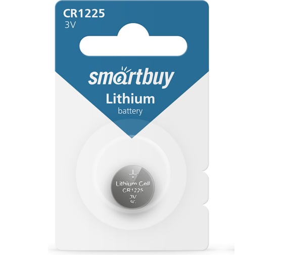 Литиевый элемент питания Smartbuy CR1225 SBBL-1225-1B