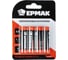 Батарейки ЕРМАК 4шт, тип AA, "Alkaline" щелочная, BL 634-006 1