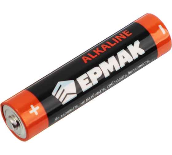 Батарейки ЕРМАК 4шт, тип AAA, "Alkaline" щелочная, BL 634-007