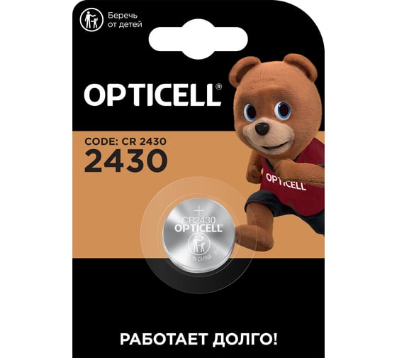 Батарейка Opticell Specialty 2430 1шт 5060009 1