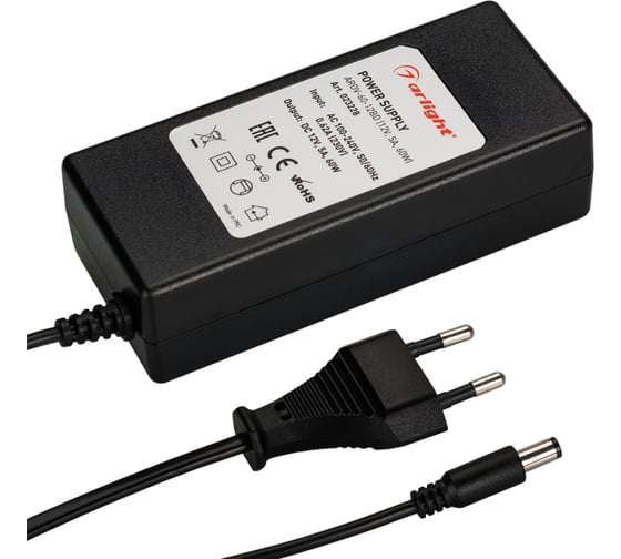 Блок питания Arlight ARDV-60-12BD 12V, 5A, 60W 023228 Аркон