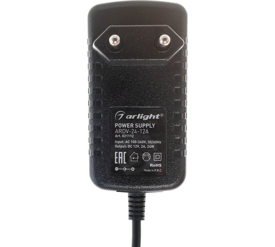 Блок питания Arlight ARDV-24-12A 12V, 2A, 24W 021112 Аркон