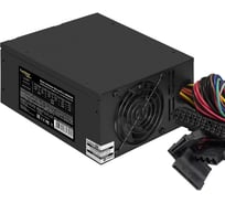 Серверный блок питания ExeGate 500W ServerPRO-500ADS ATX, APFC, КПД 82 80 PLUS, 2x8cm fans, 24pin, 4+4 pin, PCI-E, 6xSATA, 3xIDE, black 235029